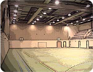 zaalvoetbal sporthal