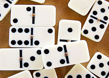 Decimale Verlaten Weggelaten Domino