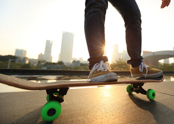 Badkamer versieren Allergie Skateboarden